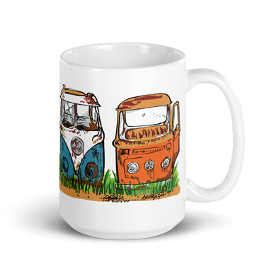 Rusted Bus Lineup - Mug
