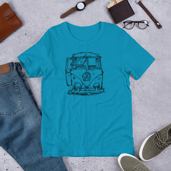 Simple Bus (Black Print) - Unisex T-Shirt