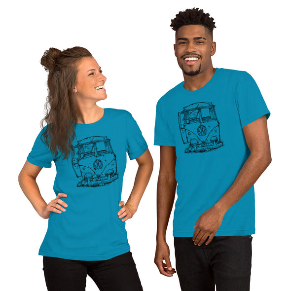 Simple Bus (Black Print) - Unisex T-Shirt