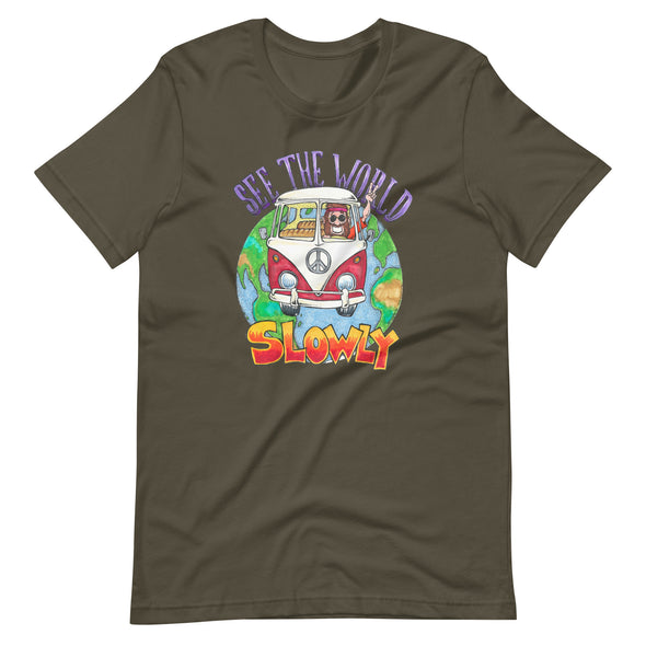 See The World Slowely - Unisex T-Shirt