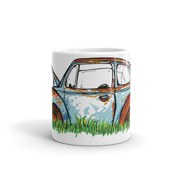 Rusty VW Mug